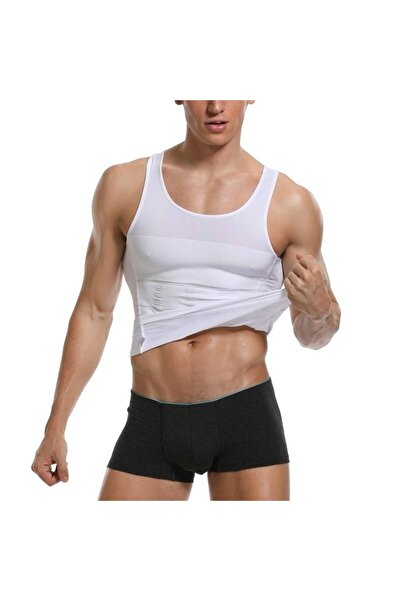 MİSTİRİK Torenova Model Tightening and Melting Belly Bodice Undershirt White Color