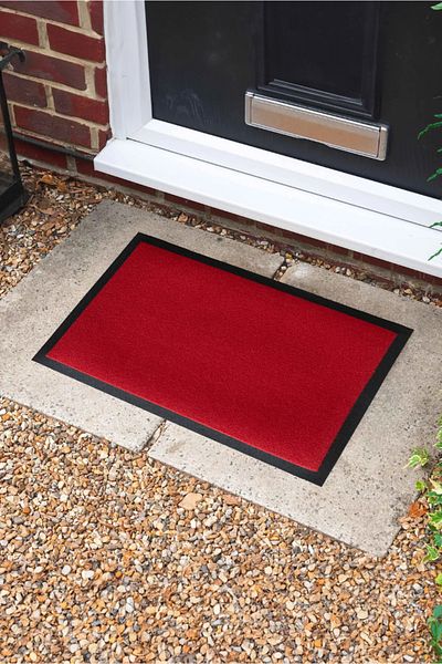 Dormot Home Modern Red Dehumidifier, Dust Catcher Mat, Outdoor Door Front Mat 40X60Cm