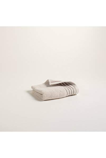 Zsa Zsa Zsu Vıseu Jakar Bordürlü Pamuk %100 Pamuk El Havlusu 30x50 Cm Bej