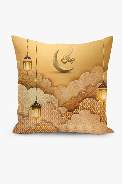 Filamente Set de huse de pernă cu model special Ramadan din 4 piese - imprimate digital pe două fețe