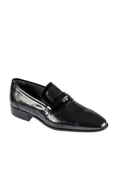 Fosco Black Patent Leather Genuine Leather Classic Men's Shoes 9549 793 430