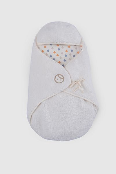 Little Gusto Wellsoft Ecru Hospital Exit Swaddle