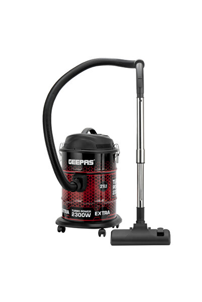 Geepas مكنسة كهربائية بقوة 2300 واط - سعة كيس الغبار 21 لتر، هيكل معدني مقاوم...