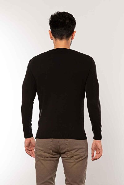 Cazador Ανδρικό πουλόβερ με λαιμόκοψη 3047-Fw