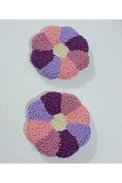 ETİK AKSESUAR Bardak altlığı punch 1 çift çiçek oto aksesuar