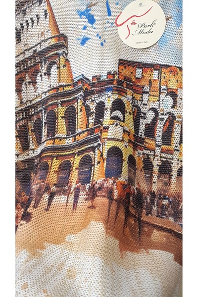 Park Moda ΜΠΛΟΥΖΑ ΙΤΑΛΙΚΗ ΜΠΛΟΥΖΑ ΜΕ ΣΧΕΔΙΟ ΚΟΛΛΙΟΥ ΑΣΗΜΕΝΙΟ ΜΕΡΣΕΡΙΖΕ