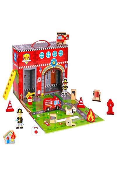 Tooky Toy Fire Station Box