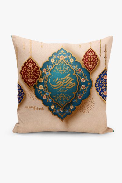 Filamente Set de huse de pernă cu model special Ramadan din 4 piese - imprimate digital pe două fețe