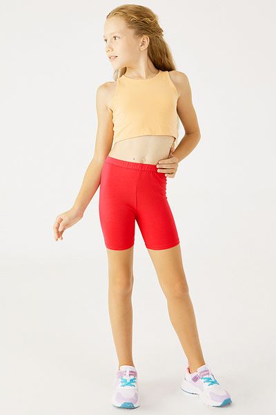 Almila Kids Cotton Short Over-The-Knee Girls' School Leggings 2005 - Girls' Shorts Leggings