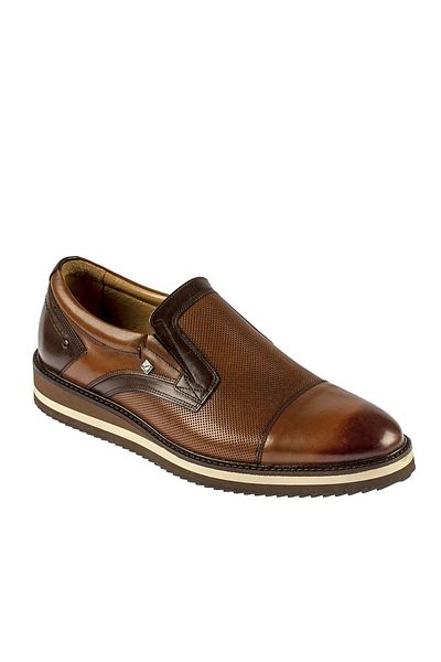 Fosco Tan Genuine Leather Men's Casual Shoes - 9587 45 42
