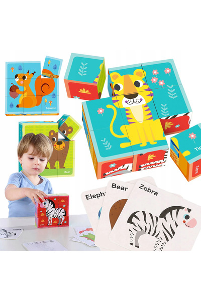 Tooky Toy Animal Block Puzzle