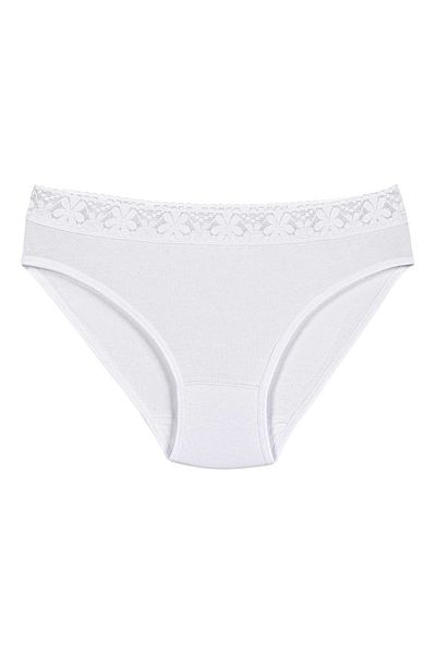 Yıldız Çamaşır 6 Pieces 95% Cotton 5% Lycra Lace Waist Women's Bikini Panties