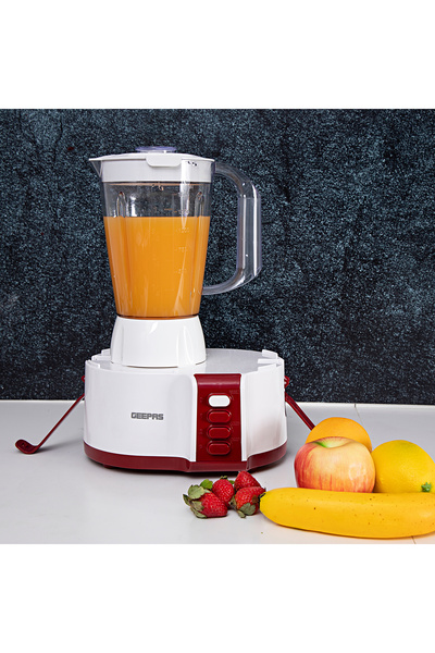 Geepas معالج طعام 4 في 1، سرعتان مع خاصية التحكم بالنبض | محرك قوي بقوة 600 وات