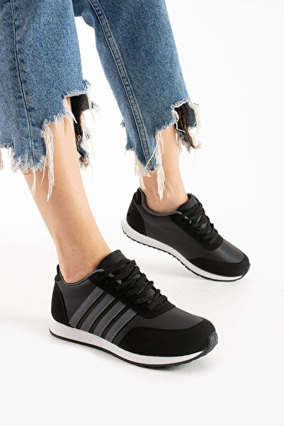 Archi GÜNLÜK SNEAKER UNİSEX ÇİZGİLİ GÜNLÜK RAHAT KALİTELİ KONFORLU BAĞCIKLI SNEAKER SPOR AYAKKABI