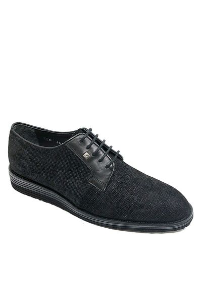 Fosco Black Textile Classic Men's Shoes 1529 231 46