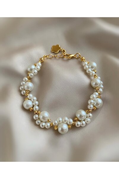 ENT COLLECTİON İnci motif bileklik