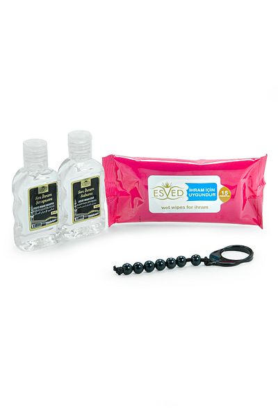 ihvanonline Ihram Cleaning Kit - Odorless Wet Wipes, Ihram Soap and Shampoo