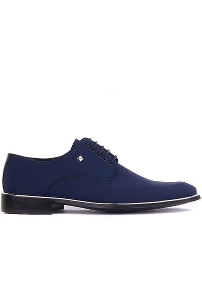 Fosco Lace-Up Navy Blue Textile Men's Classic Shoes 8003 514 848