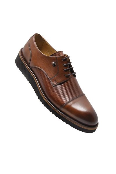 Fosco Genuine Leather Tan Men's Classic Shoes 2918 45