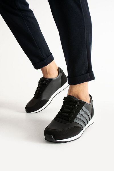 Archi Unisex ριγέ casual αθλητικά παπούτσια - άνετα και άνετα αθλητικά παπούτσια με κορδόνια