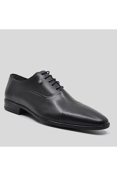 Fosco Black Classic Men's Shoes Rubber 2805 46