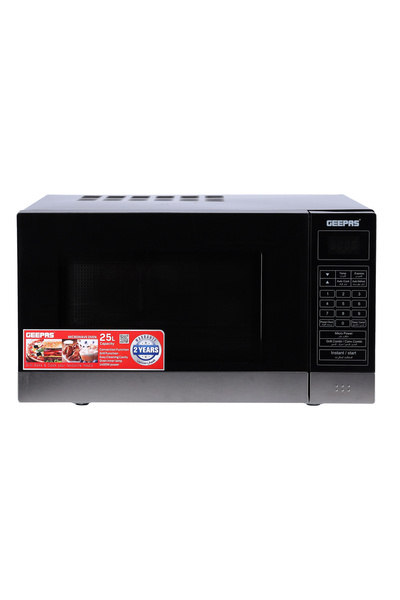 Geepas GMO2706CB 30L Digital Microwave Oven - 1400W, Grill & Defrost Function...