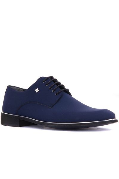Fosco Lace-Up Navy Blue Textile Men's Classic Shoes 8003 514 848