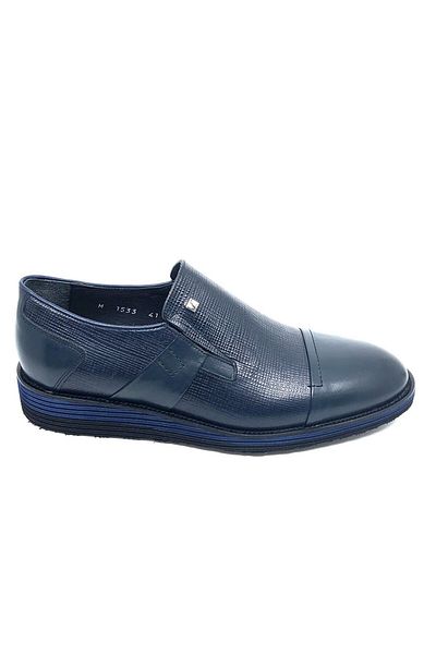 Fosco Pantofi pentru bărbați din piele naturală albastru marin 1533 44 240