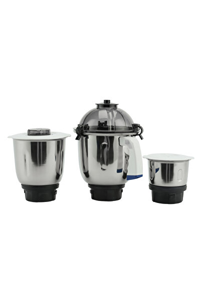 Geepas 3-IN-1 Mixer Grinder- 1200W Powerful Copper Motor with Stainless Steel Jars