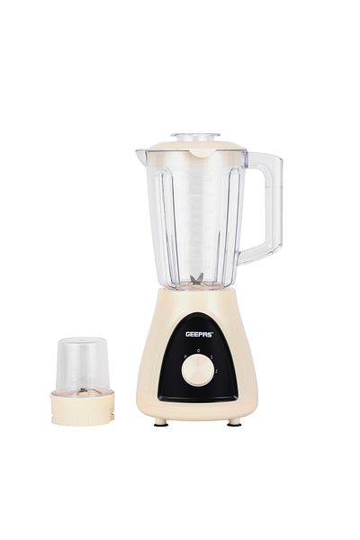 Geepas 2 in 1 Blender - 2 Speed Control with Pulse | Ice Crusher, Chopper, Coffee Grinder