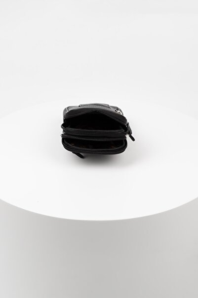 BAYDERİ Bayderi Lenov Genuine Leather Brown Polite Men's Handbag