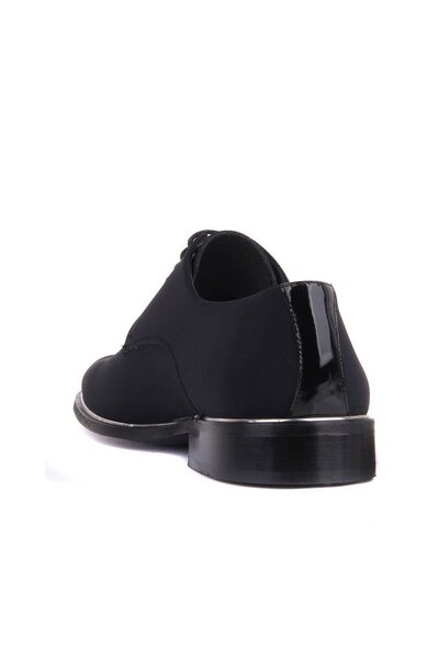 Fosco 8003 Pantofi clasici pentru bărbați din piele naturală din piele intoarsa neagră