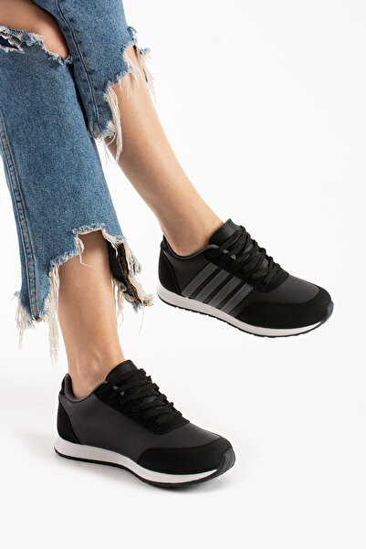 Archi GÜNLÜK SNEAKER UNİSEX ÇİZGİLİ GÜNLÜK RAHAT KALİTELİ KONFORLU BAĞCIKLI SNEAKER SPOR AYAKKABI