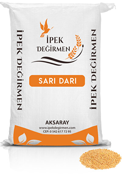 İpek Değirmen 3 Kg Sarı Darı Muhabbet Kuşu Yemi Sade Tozsuz