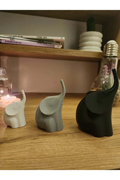 ALTINDAL Home Pozitif Enerjili Fil Heykeli İskandinav Tarzı Biblo Dekor Dekorasyon ALTINDAL Home