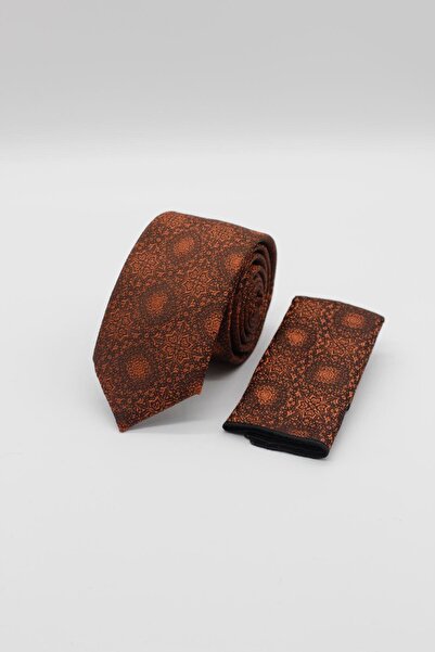 İmza Cravată 6 Cm Cu Motiv Portocaliu 1090245103 _580