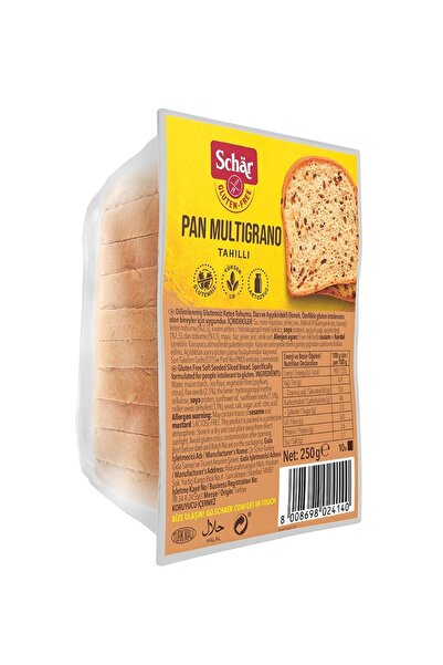 Schar Pan Multigrano Glutensiz Ketenli Ayçekirdekli Ekmek 250 gr (8 ADET)