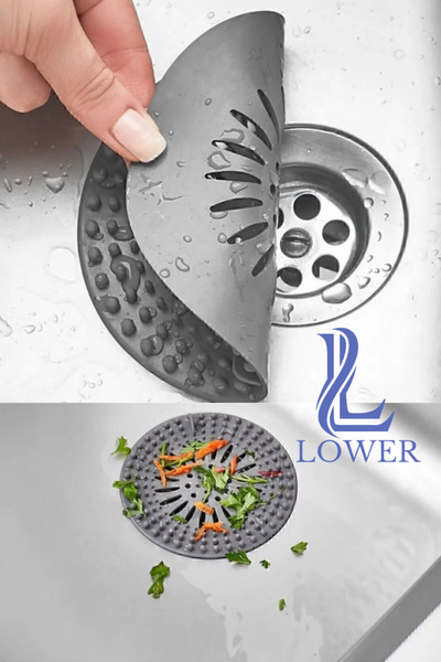 LOWER Round Silicone Sink Sink and Tub Strainer Drain Stopper Strainer Perforated Screen Strainer