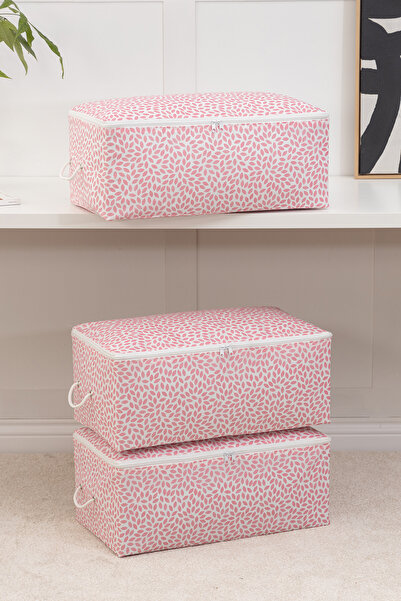 REKHOME سترة وبطانية ملابس منقوشة بأوراق شجر مكونة من 3 قطع - خزائن ملابس / 5...