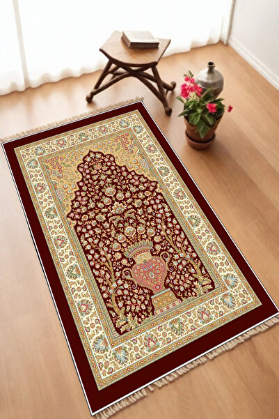 nova century قاعدة صلاة مطبوعة رقمية سوداء غير قابلة للانزلاق - 70x113