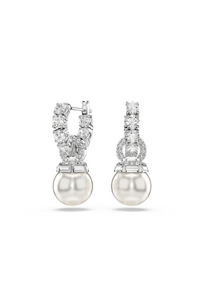 Swarovski Matrix Silberfarbene Ohrstecker 5691716