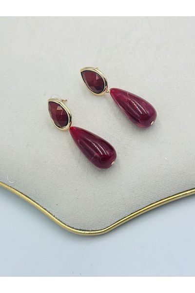 MyladyAccessoriess Green Drop Earrings - Dangle Premium Series