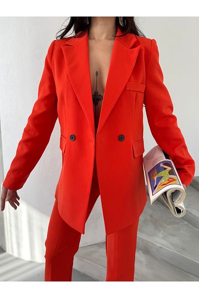 MYGİYİMİSTANBUL Waist Rubber Detail Suit-Women's Suit