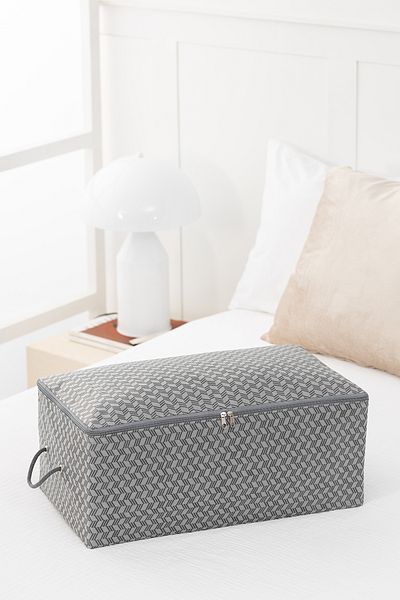 REKHOME 3-Piece Herringbone Grey Printed under Base Sweater Pique Blanket Clothes Outfit Cover / 52X28X21