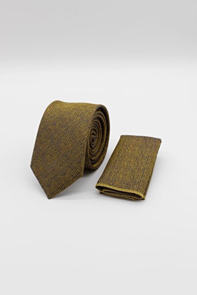 İmza Cravată 6 Cm Cu Motiv Muștar 1090245302 _810