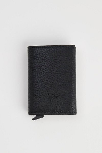 Tudors Genuine Leather Men's Black Wallet