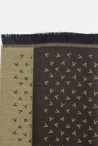 İmza Κασκόλ με σκούρο καφέ σχέδιο 1067245101