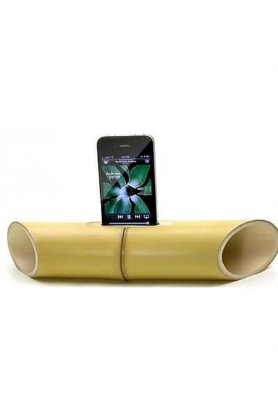 sylar 6 x 1 cm Input Caseed Bamboo Tree Acoustic Sound Amplifier
