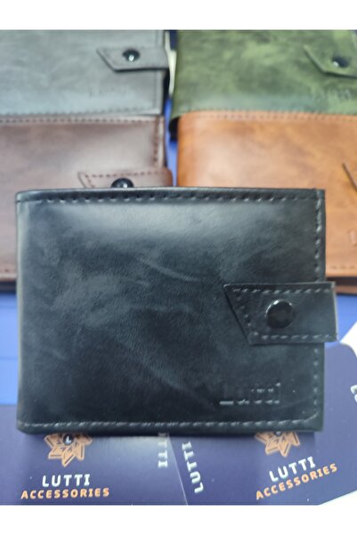 Lutti محفظة صغيرة من الجلد المجنون ذات نموذج أفقي خارجي