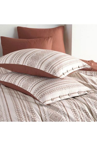 Prime Sleeks Комплект завивка с двоен жакардов сатен - 100% памук, 200x220 см